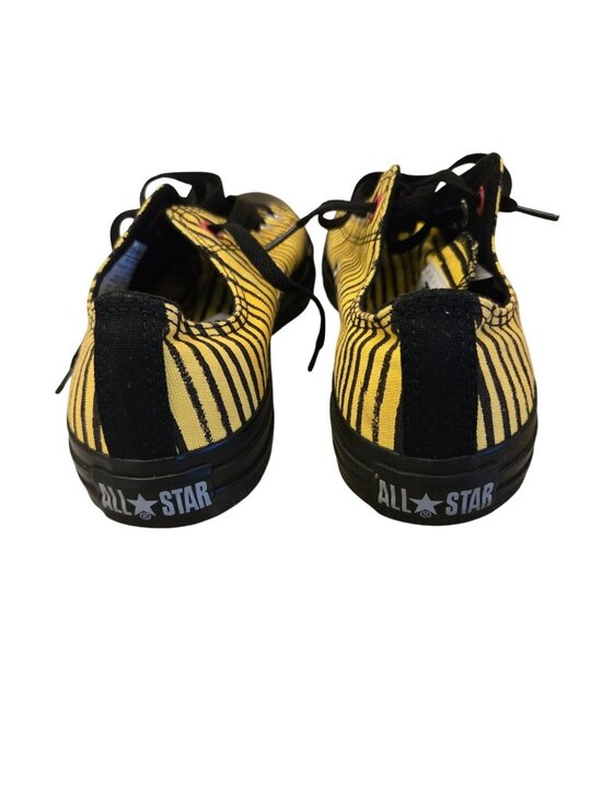 Rare 2008 Converse RED Campaign Chuck Taylor All Star Yellow Black Stripe